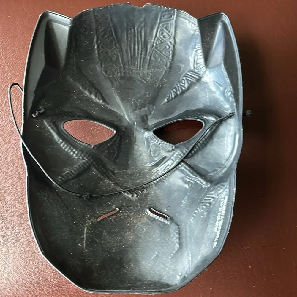 Black Panther Mask Plastic